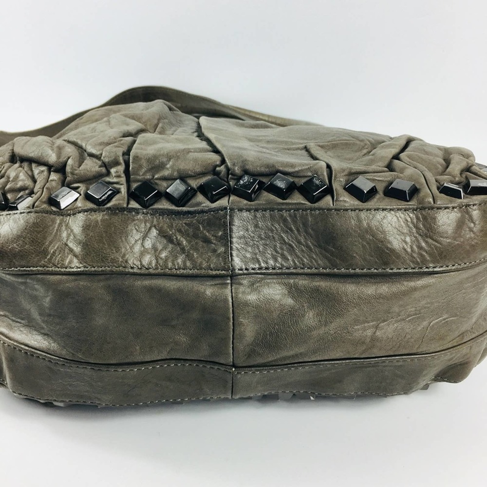 Treesje Marley gray embellished large hobo bag - Picture 3 of 11